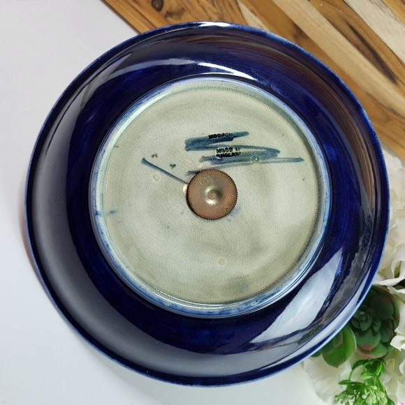 Antique Moorcroft Pottery, Made In England, Serving Dish "Wisteria" - Picture 3 of 10